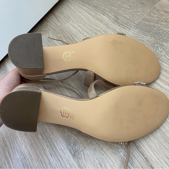 Nina Nora Reflective Suedette - Taupe Sz 9M - Picture 8 of 9